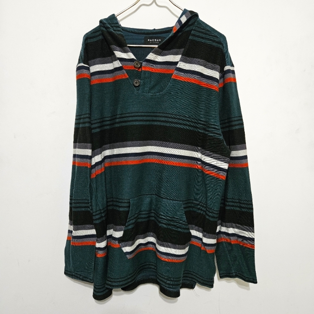 Pacsun Striped Casual XL Hoodie